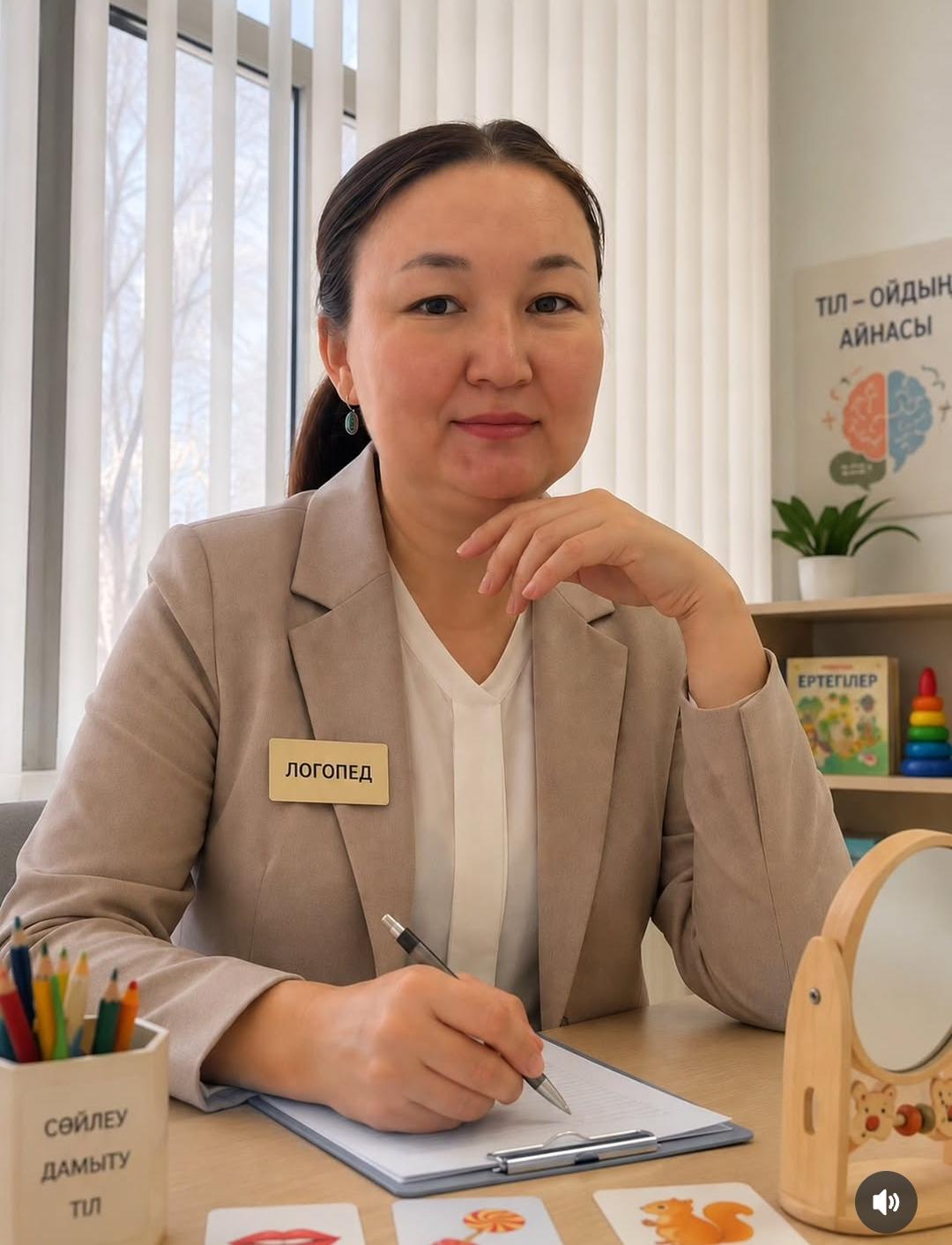 Айнаш Кабимоллаевна — логопед KazLogo